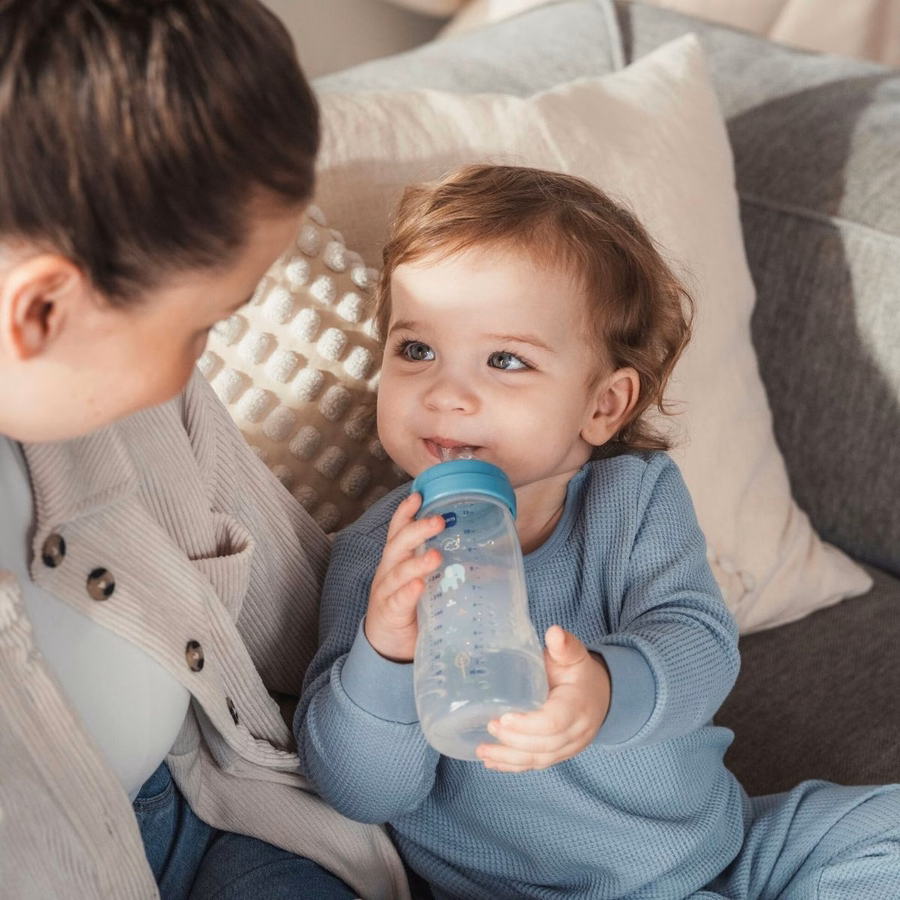 Biberon Mam Easy Active 330 Ml, Per Bambini Dai 4 Mesi In Su, Confezione Singola.